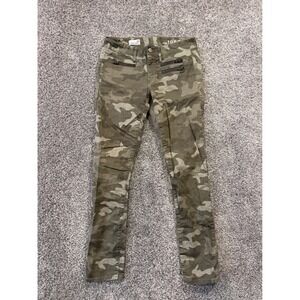 Gap 1969 Jeans Womens 26 Camoflage Always Skinny Camo‎ Zip Pocket Skinny